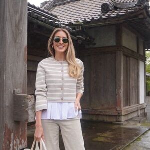 Abercrombie—LuxeLoft Crew Sweater Jacket